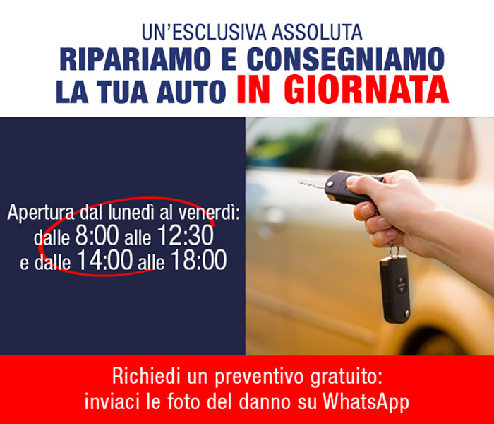 Riparazione della tua auto in giornata a Bologna